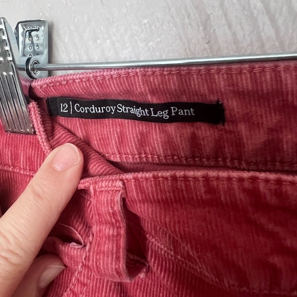 Talbots Embroidered Duck corduroy pants straight leg Size 12 - Picture 3 of 5
